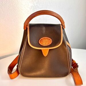 Vintage Dooney and Bourke, mini backpack leather.